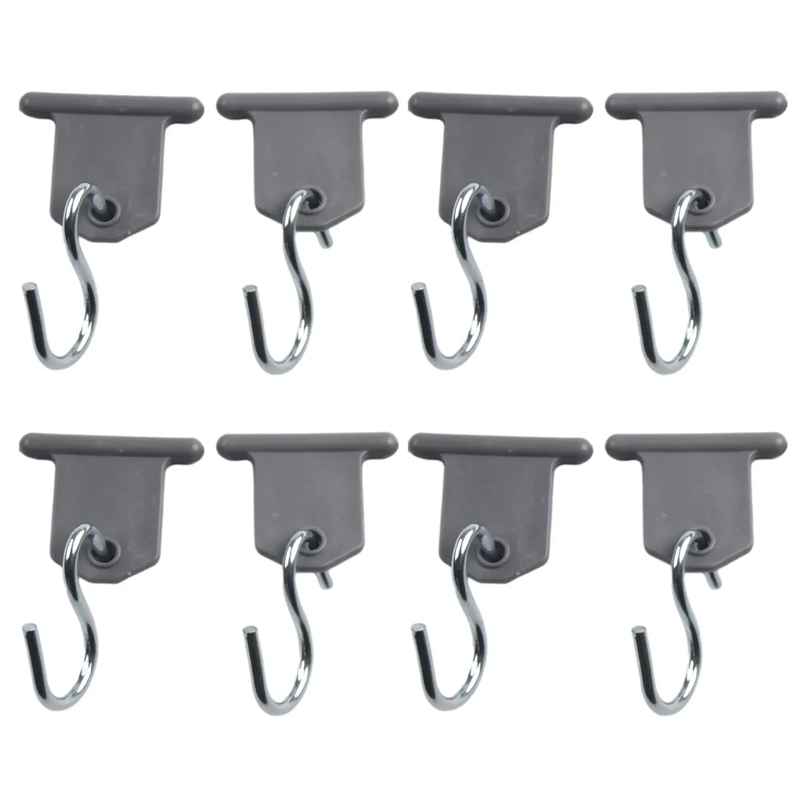 8 Pcs S Shaped Camping Awning Hooks Clips RV Tent Hangers Light Hangers With Holes For Caravan Camperb Hooks Accessories