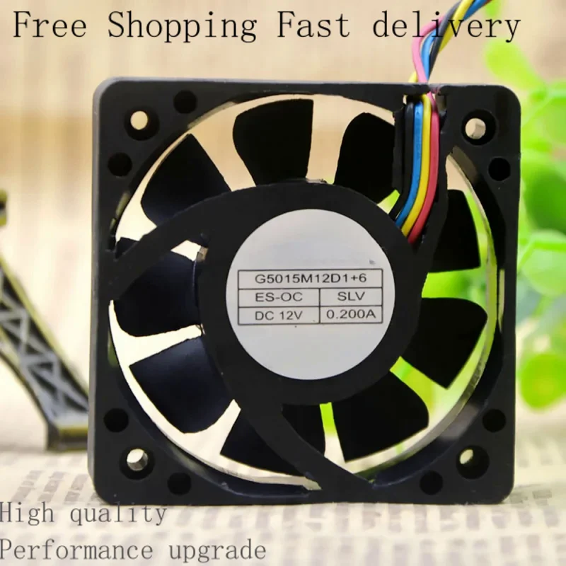 

G5015M12D1 6 12V 0.2A 50*50*15mm 4pin Dc Brushless Electric Motor Blower Cooling Fan