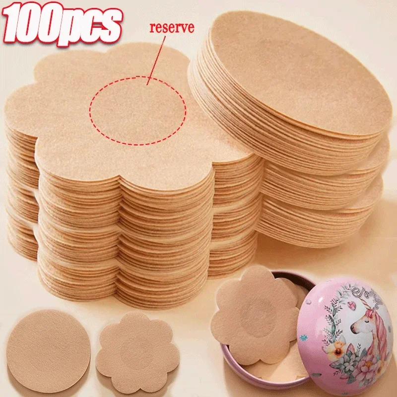 Safety Nipple Cover Stickers Women Sexy Breast Lift Up Tape Patch Intimates Female Self-Adhesive Invisible Bra Chest Padding