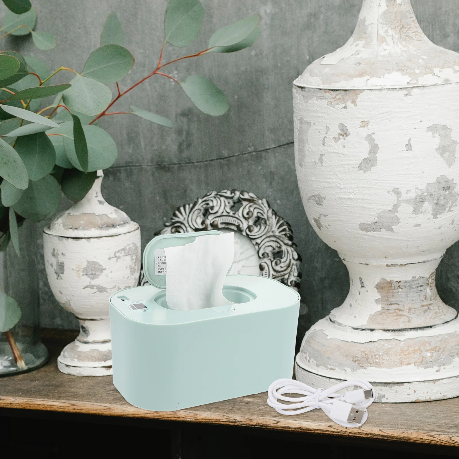 1 مجموعة USB سخان مناديل مبللة المحمولة الأنسجة دفئا صندوق درجة حرارة ثابتة مناديل مبللة للأطفال آلة التدفئة الرضع مسح دفئا