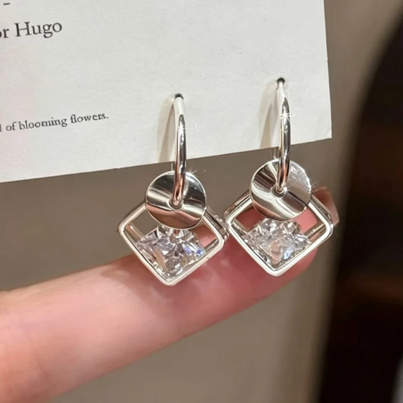 GANPUP Süße Blaue Kristall-Zirkonia-Ohrhänger für Damen, Modische Neue Ohrstecker, Schmuck-Accessoires, Geschenk für Partys – Detail 5