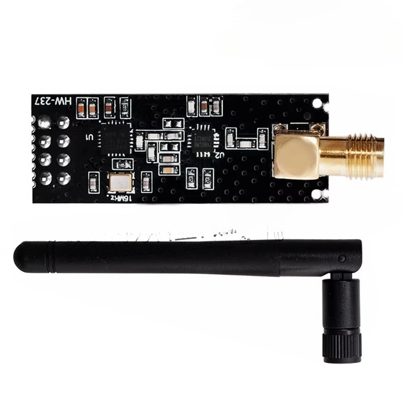 Direct du fabricant : module sans fil longue portée NRF24L01+PA+LNA de 1100 m (antenne incluse)