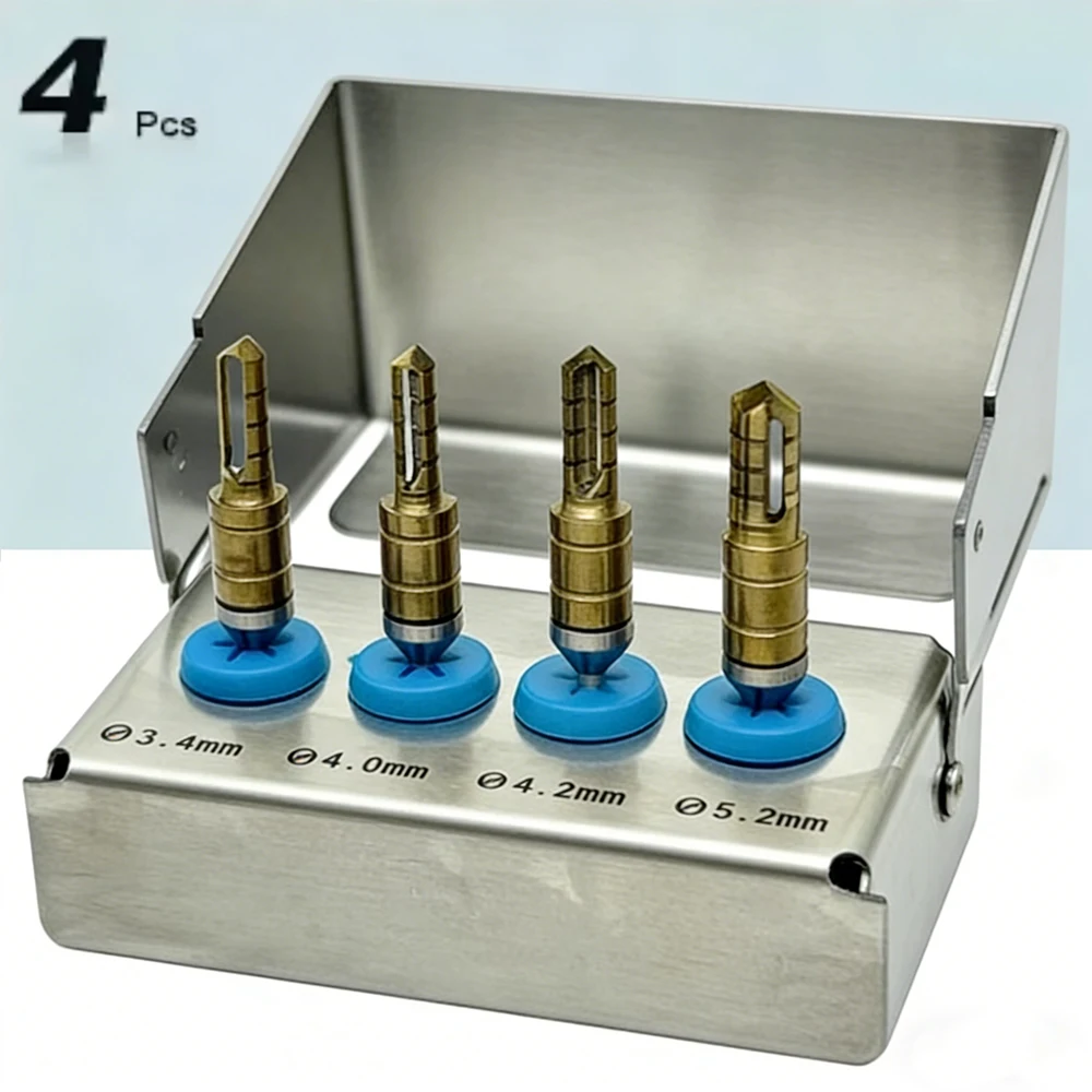 Minimally Invasive Oral Implantology Bone Preparation Tools Bone Collector Mill Drill Set Surgical Bone Harvest & Grinding Burs