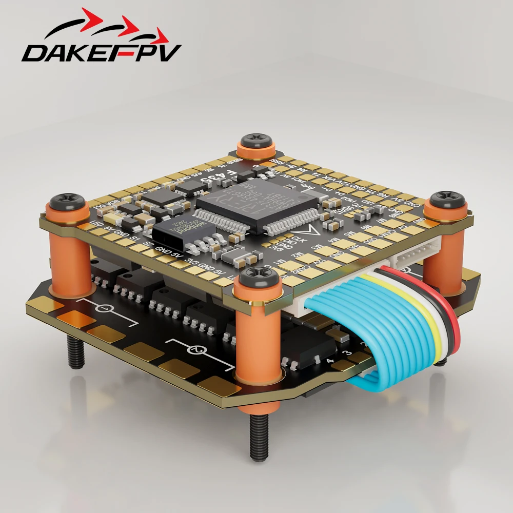 DAKE F435 V3/V4 FC ESC Stack 3-8S Lipo Flight Control BLS 55A/60A/70a 4 in 1 ESC 30x30  RC FPV Racing Drone