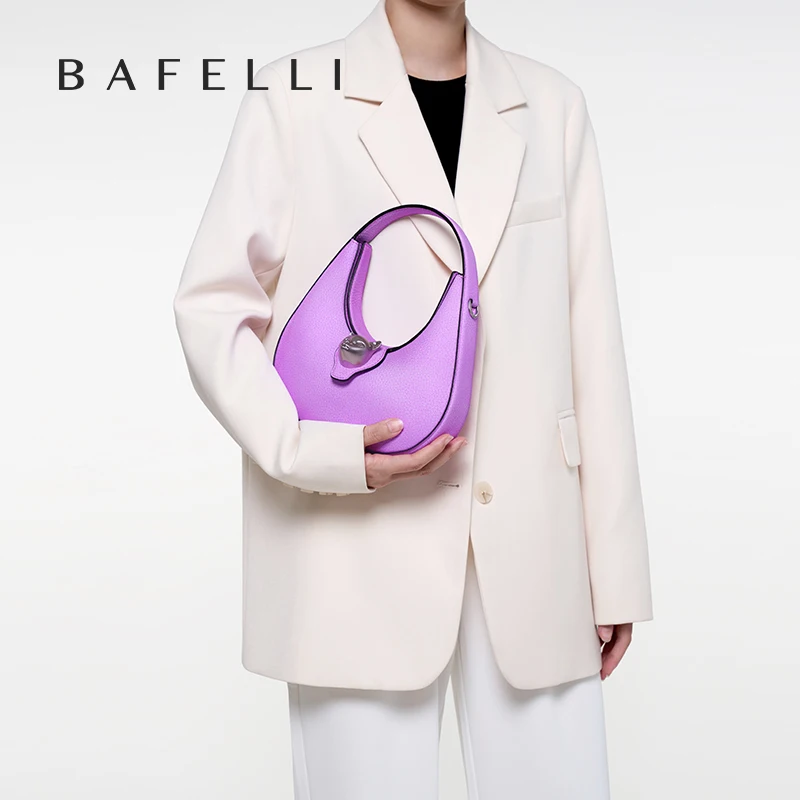 BAFELLI 2024 WOMEN\'S BAG LUXURY BRAND GENUINE LEATHER CAT FASHION FEMALE TRENDING ORIGINAL PURSE DESIGNER LADY SHOULDER HANDBAGS