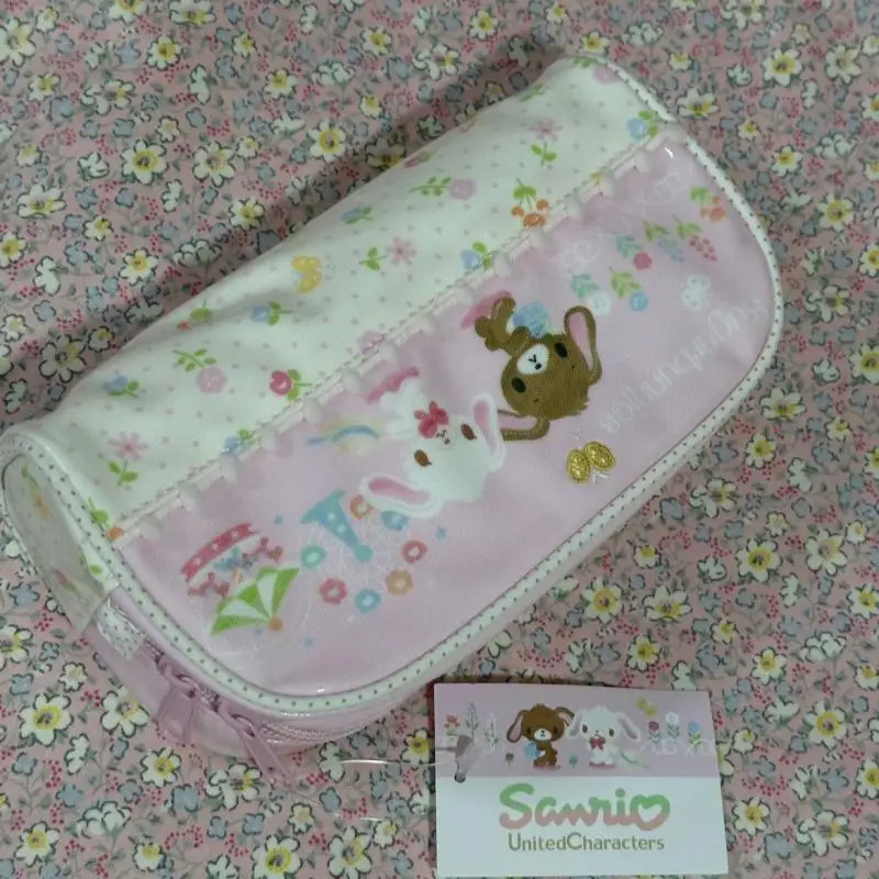 Nuovo Kawaii carino sugarconiglietti astuccio per matite sacchetto cosmetico grande capacità studente Desktop vari sacchetto di immagazzinaggio