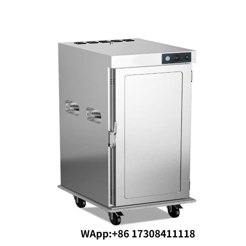 2025 New Design High Capacity Efficient 6 Trays Commercial Banquet Food Insulation Display Food Warmer Cabinet