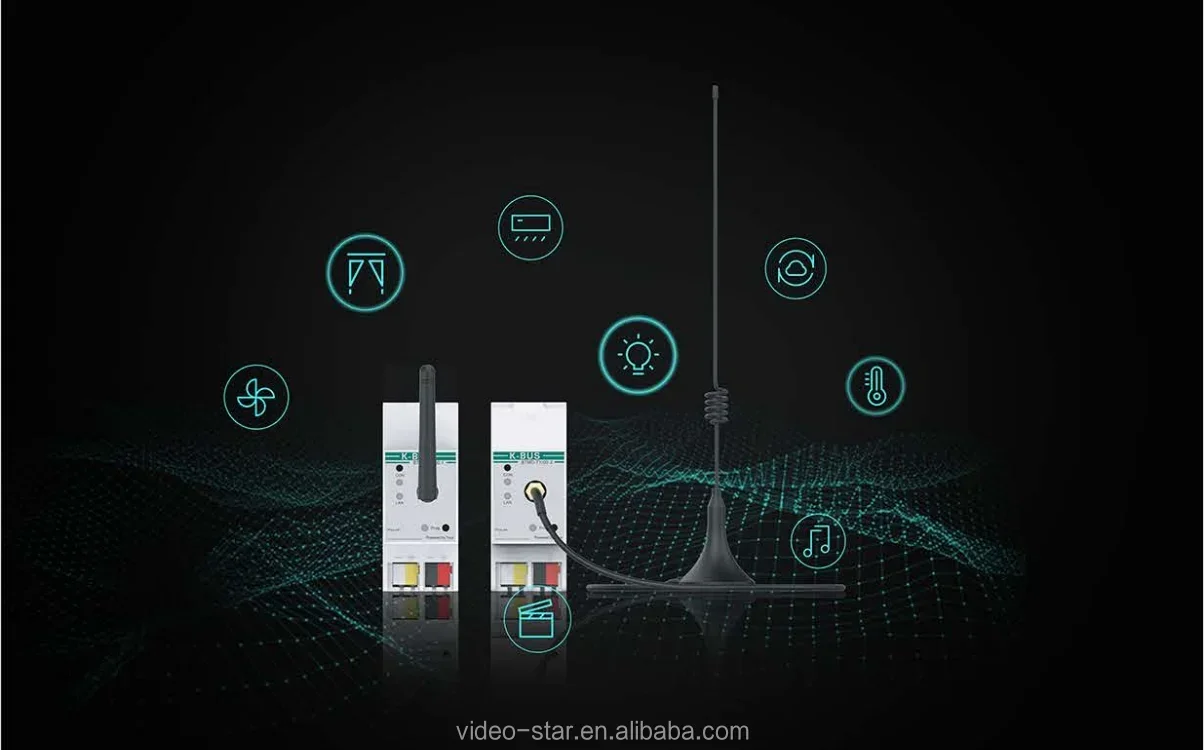 وصول جديد KNX Tuya Zigbee 3.0 بوابة نظام أتمتة المنزل الذكي KNX/EIB نظام أتمتة المنزل الذكي