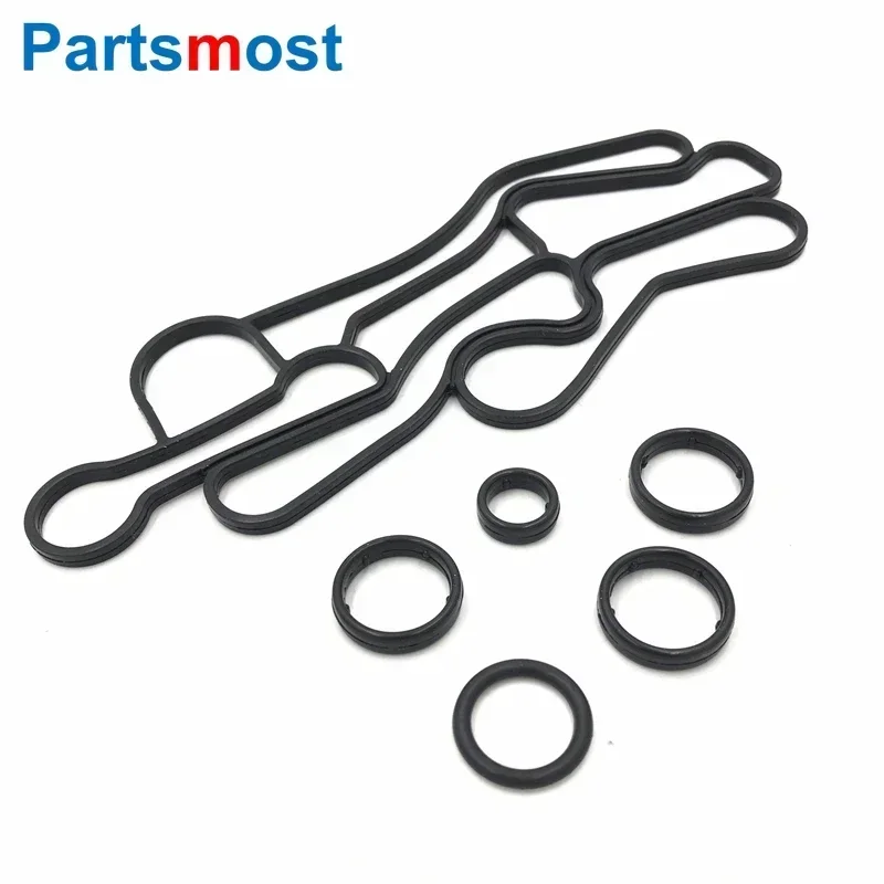 O\'RING GASKET SET OF OIL COOLER LR013149 LR040738 LR061969 FOR LAND ROVER DISCOVERY 4 RANGE ROVER SPORT 3.0 V6 LR013151 161 162