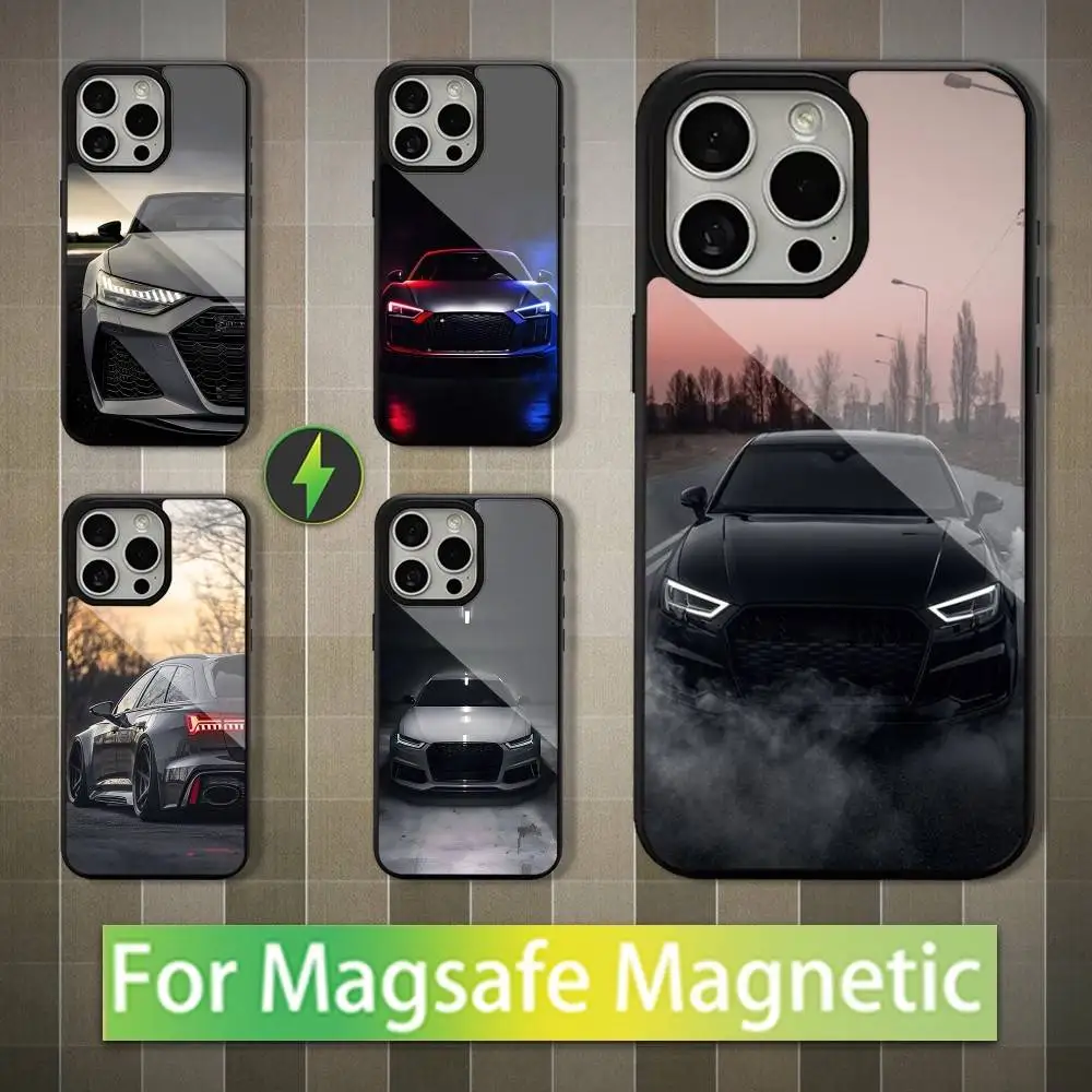 

Cool A-Audi R-RS6 Sports Car Phone Case For iPhone 16,15,14,13,12,11,Pro,Max,Plus,Mini,Magsafe,Magnetic Wireless Charging Case