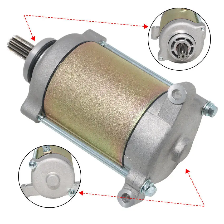 For CF Moto 500 Motorcycle Starter Motor Tuning Moto 500cc For CF188 Rancher 600 X5 X6 Z6 ZForce Moped 0180-091100-0010