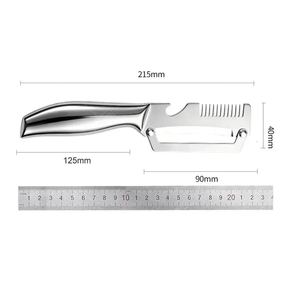 Stainless Steel Peeler 1/3pcs Flat Edge Peeler Potato Kitchen Peeler Slicer Knife Watermelon/Melon Grater Kitchen Accessories