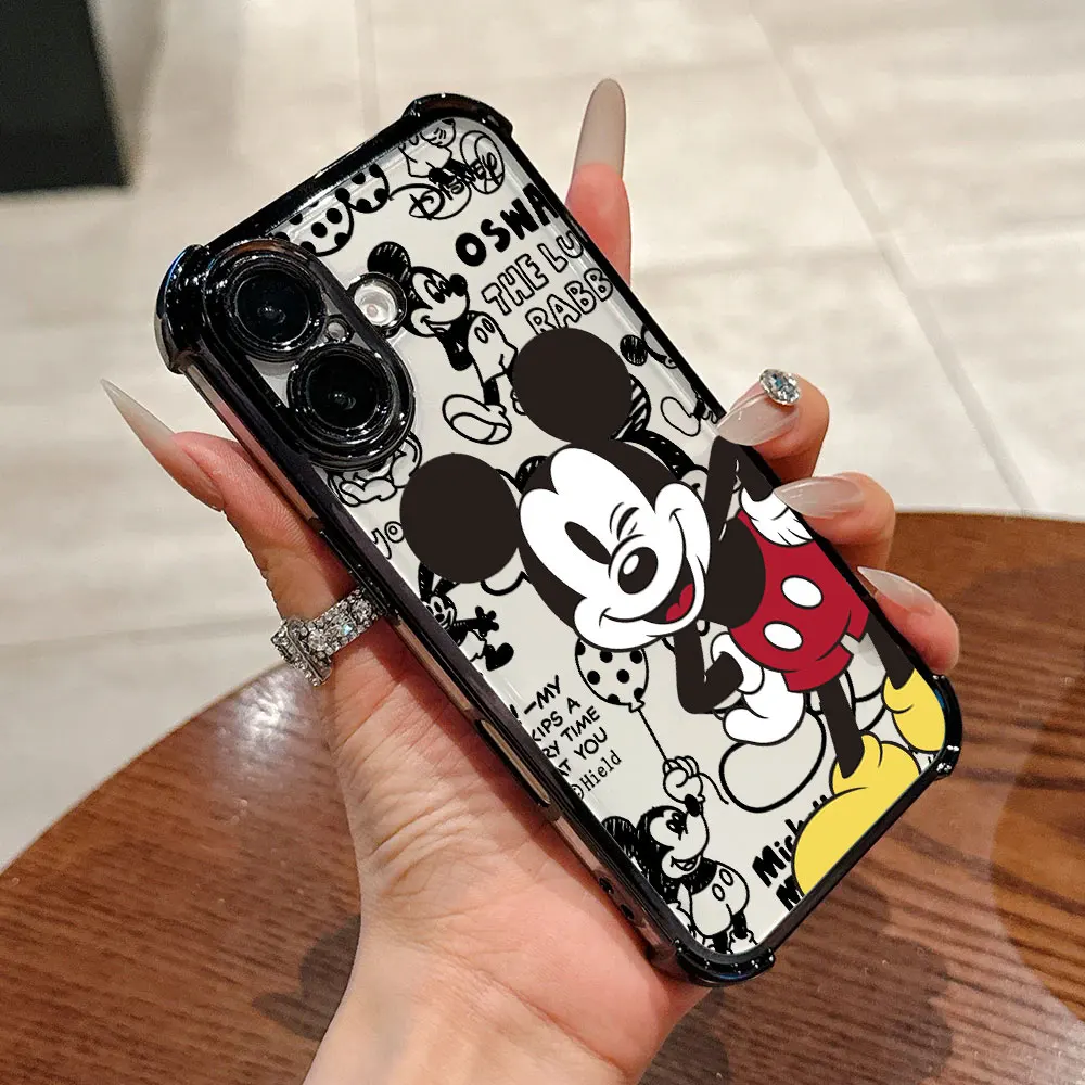 Funny Disney Mickey Mouse Phone Case For Redmi Note 15 Pro 14 13 12 11 10 A7 Pro Plus 5G Redmi 15A 15 15C 14C 13C 12C Soft Cover view 4