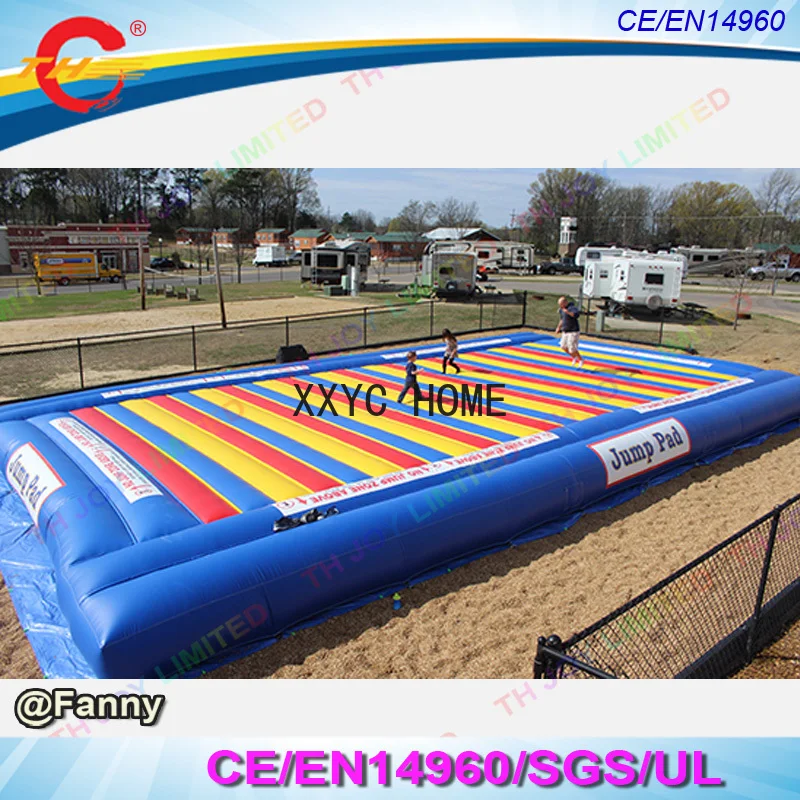 kids inflatable jump pad for sale, commercial jumping pad inflatable bouncer,inflatable jump mattress jump pillow,free air ship