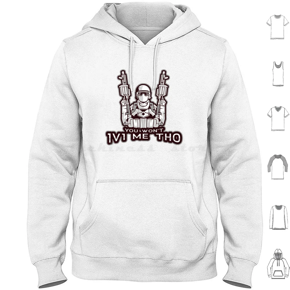 1V1 Me ? Hoodie Cot… - image