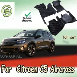 Car Floor Mats For Citroen C5 Aircross 2017 2018 2019 2020 2021 2022 2023 Car Accessories