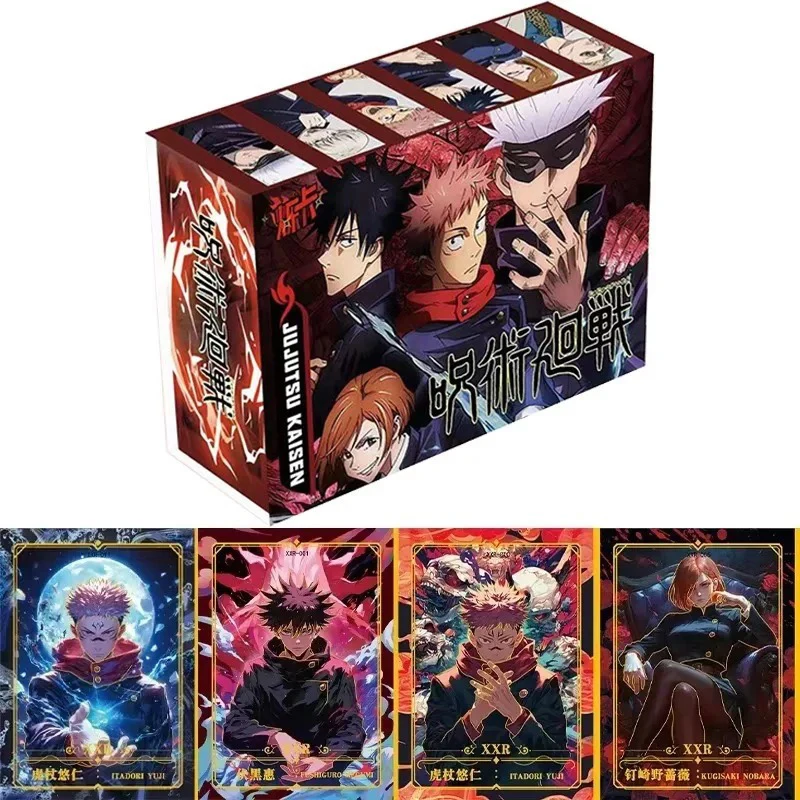 

Новые коллекционные карты Jujutsu Kaisen, японское аниме, коробка-бустер, игрушки и хобби, подарок, редкая толстая карта SSR, подарок