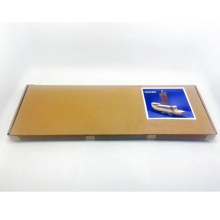 1/40 Scheepsmodel Watertransport Officieel schip Basswood-versie DIY Simulatie Chinese zeilmodel Kit Speelgoedcadeaucollectie