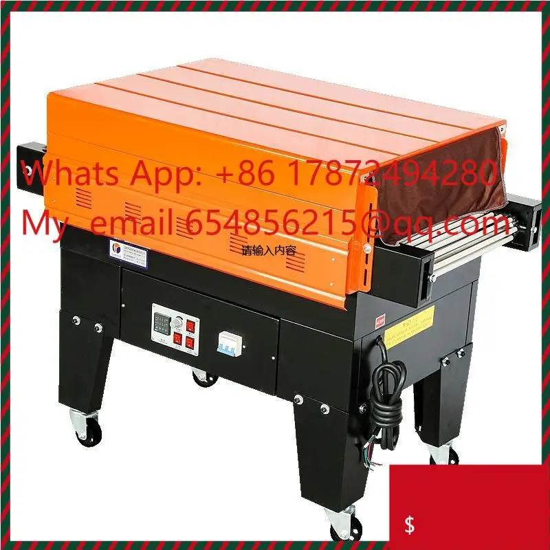 

Automatic Multifunction Small Plastics Packages Bag Packing Brinks Jet Thermal Tunnel Shrink Wrapping Machine