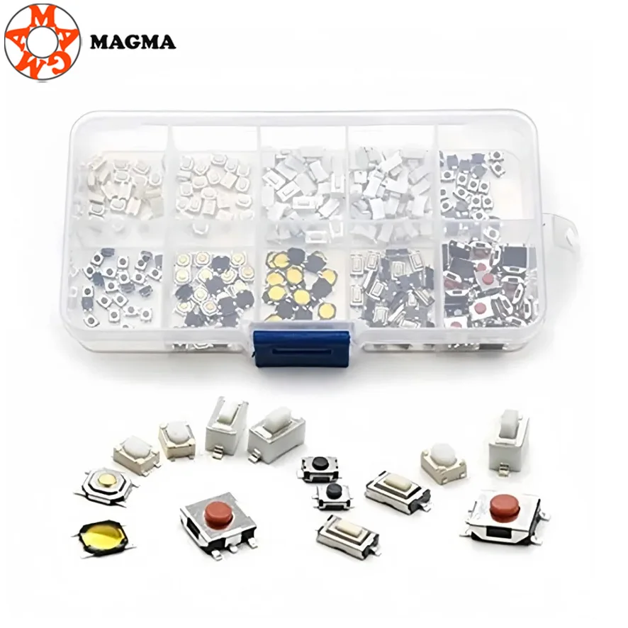 MAGMA سيارة مفتاح تحكم عن بعد زر اللمس Microswitch DIY مايكرو التبديل متنوعة دفع زر اللباقة مفاتيح إعادة تعيين ورقة صغيرة التبديل #6
