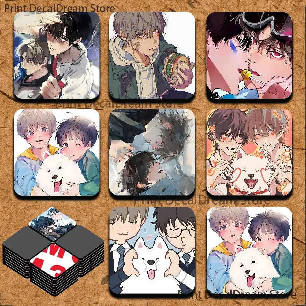 

L-Lost In The C-Cloud Sublimation Magnet Cartoon Anime CuteFridge Magnets Personalized Sublimation Products for Kitchen
