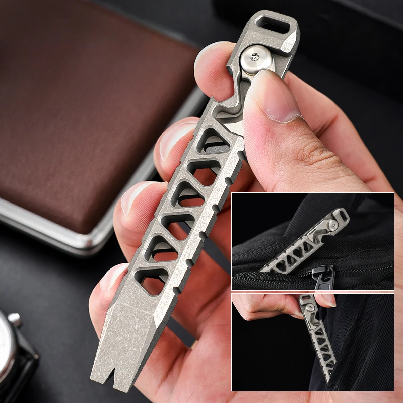 1pc, Metal Pry Bar, Multi Functional Self-defense Tool, Camping Outdoor Survival Tool, Bottle Opener Screwdriver, Edc Pry Bar