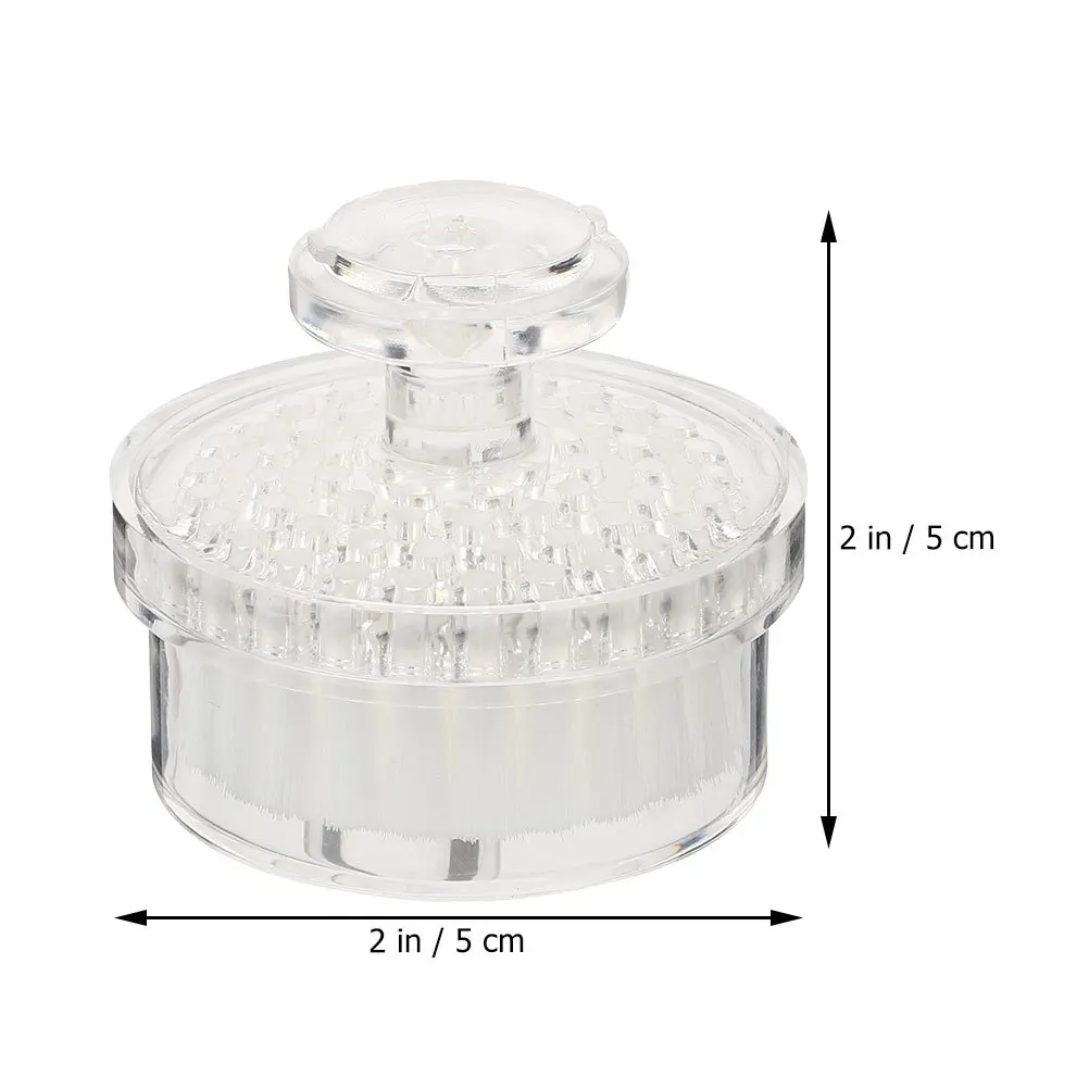 2pcs Portable Facial Cleaning Brush Premium Pp Material Deep Pore Cleansing Exfoliating Face Skin Care Tool Travel Convenient