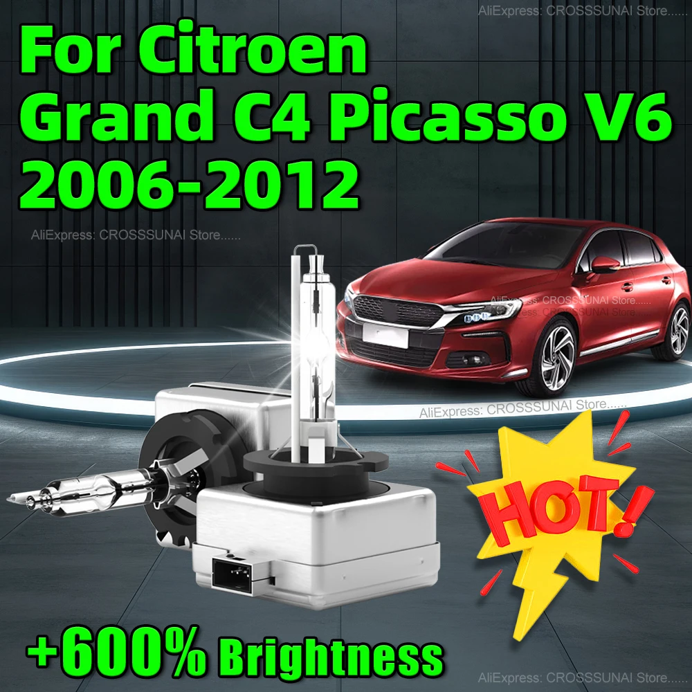 

Xenon 6000K Bright Light Auto Headlight HID D1S Car Lamp For Citroen Grand C4 Picasso V6 2006 2007 2008 2009 2010 2011 2012