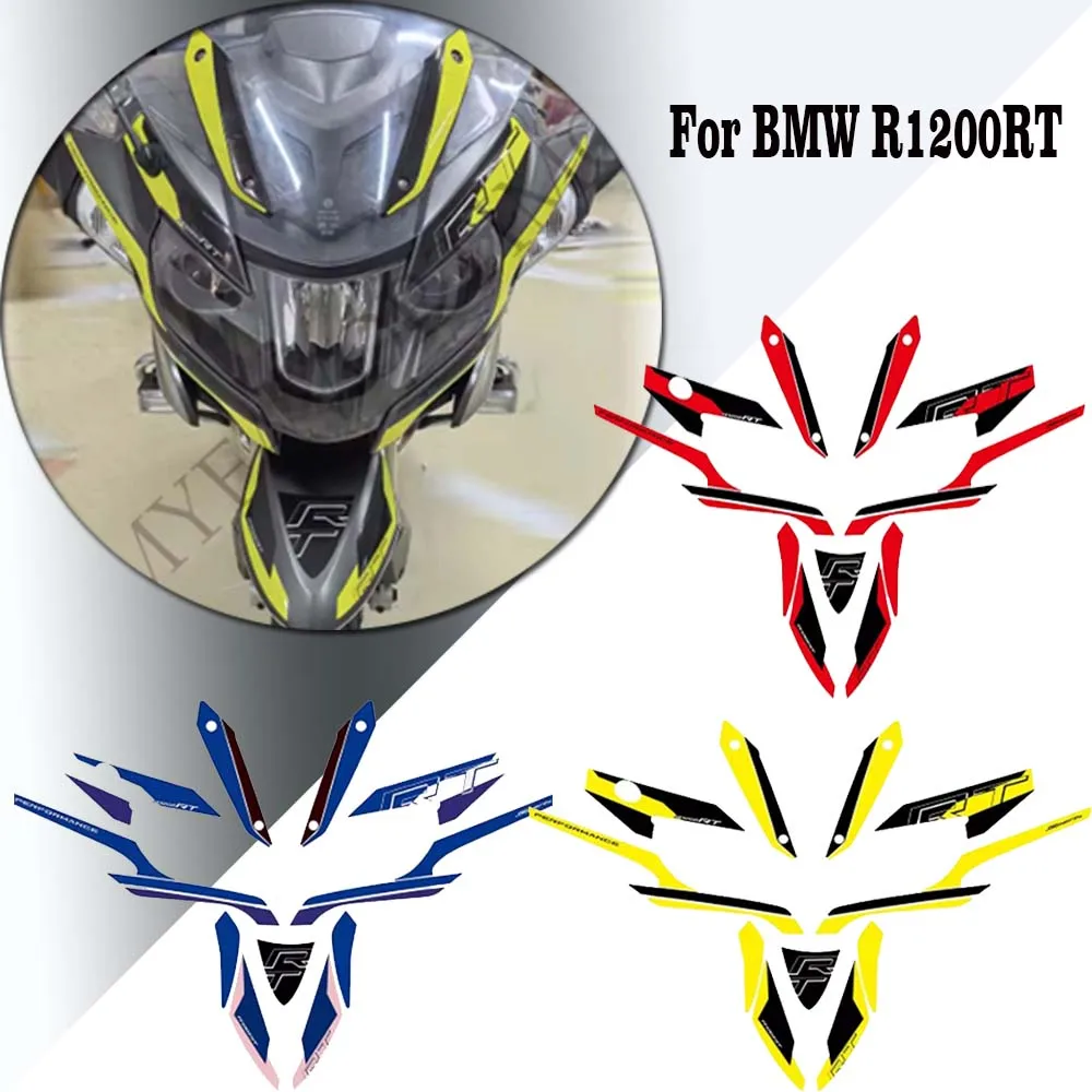 

For BMW R1200RT 1200 RT Motorcycle Fairing Fender Trunk Luggage Protector Kit with Tank Pad Grips Knee Wheels Stickers Decals
