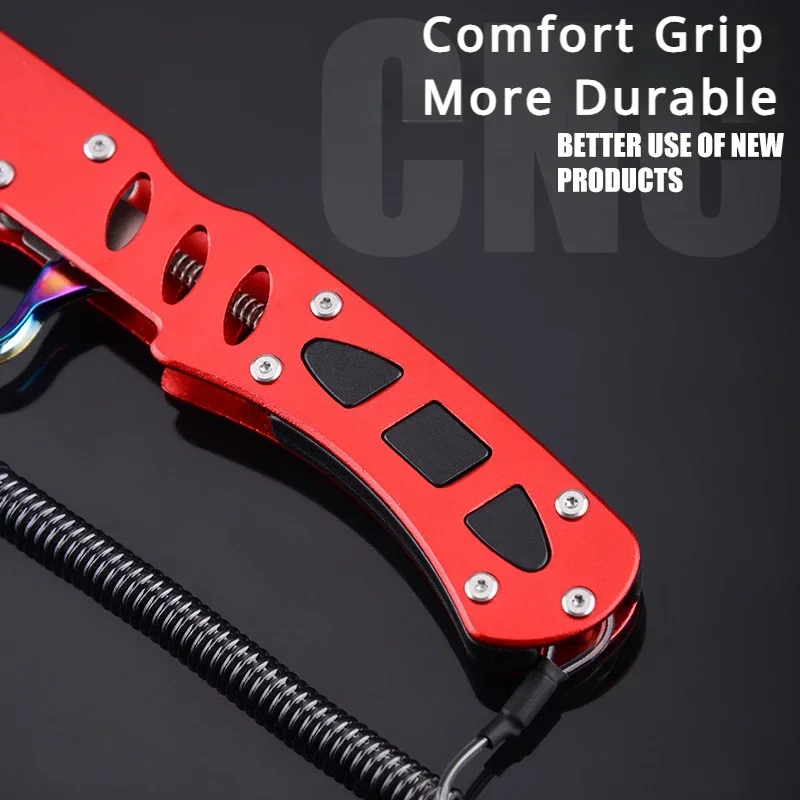 Fish Grip Controller Lure Pliers Set Thickened Seiko Aluminum Alloy Fish Control Hook Fish Clipper Lure Pliers Fishing Tools gallery 4