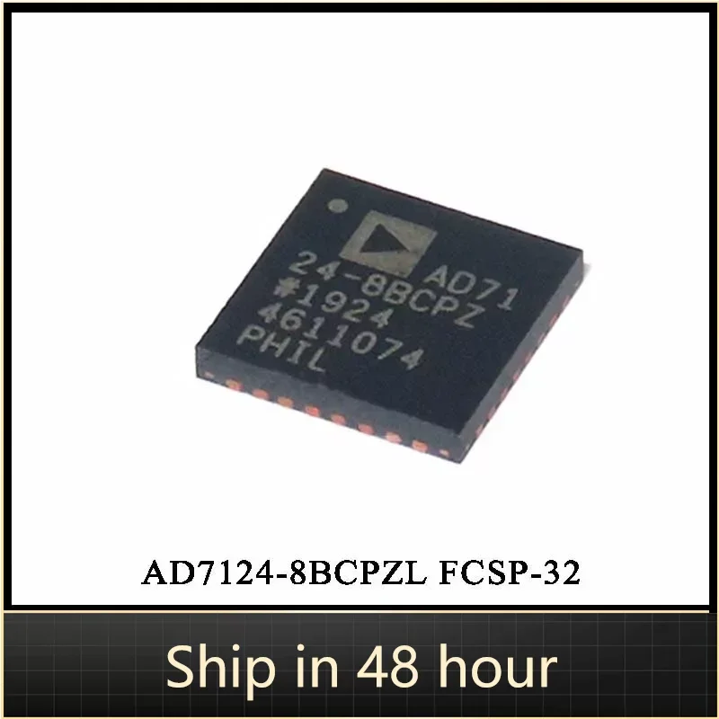 

100% New Original AD7124-8BCPZ Silkscreen SMD LFCSP-32 WFQFN-32 Chipset chip IC In Stock