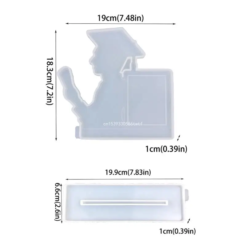 Photo Frame Epoxy Mold Silicone Mold Set for Personalized Graduation Keepsakes Dropship