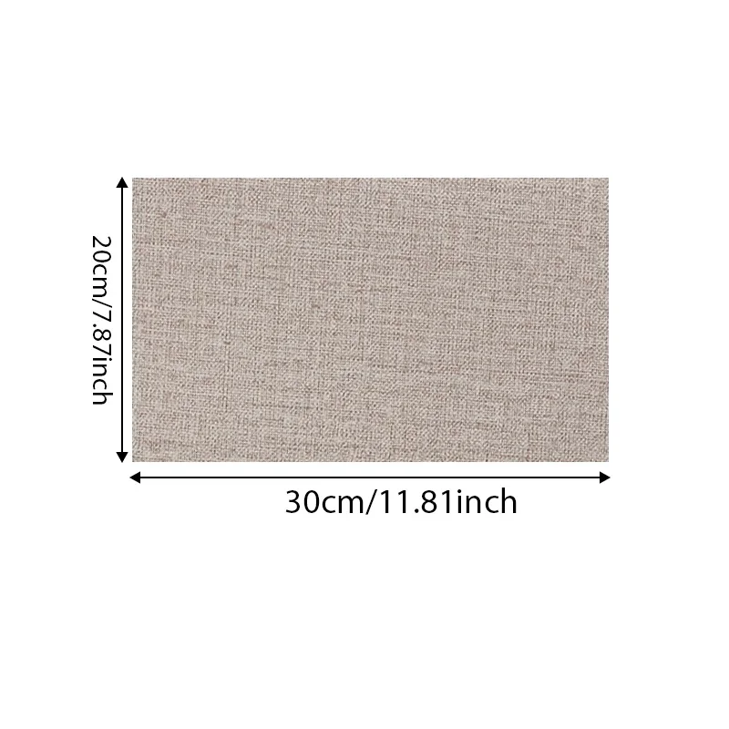 20*30cm Miniature Linen Patterned Self-Adhesive Wallpaper DIY Modeling Architectural Dollhouse Sticker Decoration 1pc