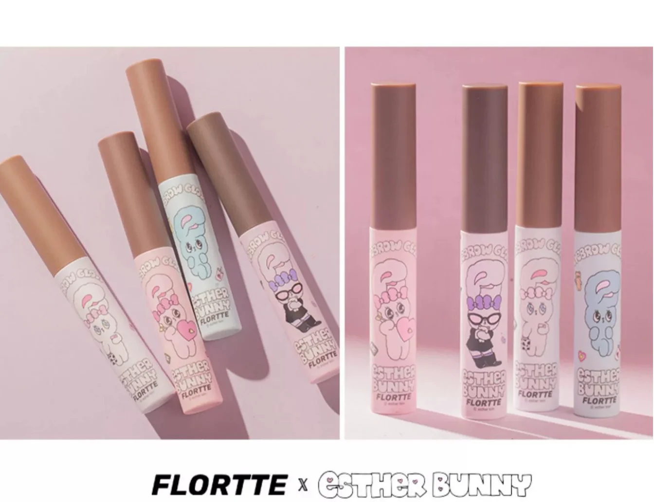 Flortte Esther Konijntje Wenkbrauw Tint Wenkbrauw Tinting Crème Langdurige Waterdichte Beginner Make-Up Cosmetica