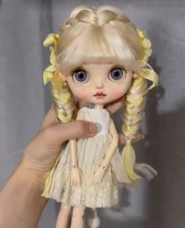 2024 Hotting  Blythe wig Mohair double ponytail Fit 9-10inch head circumference Qbaby