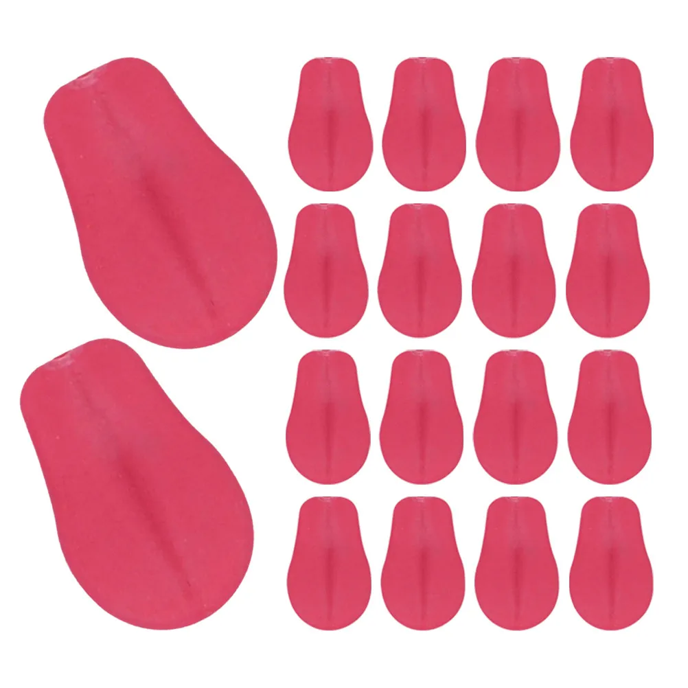 20Pcs Realistic Dog Tongue Accessories for Crafting Animal Figures Soft Sturdy DIY Replacement Parts for Stuffed Puppy