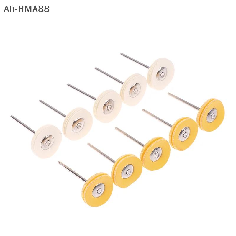 

(YY) 5 шт., новинка 2025 года, 2,35 мм, желтое/белое тканевое колесо, тканевое колесо для полировки ювелирных изделий, вращающееся колесо, аксессуары для инструментов