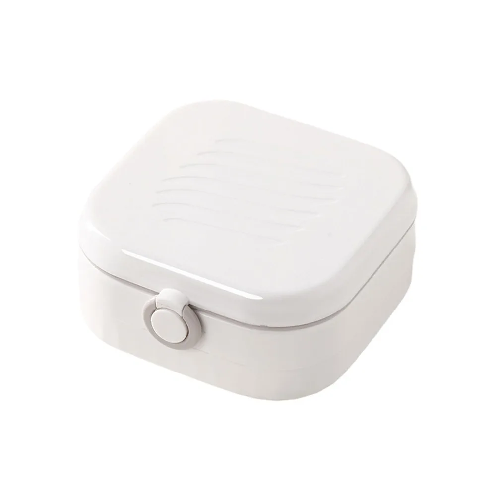 Practical Portable Sewing Box Kit Magnetic 2-Layer Sewing Tools Measuring Tape Hand Sewing Needles Hand Sewing Set Home Mending