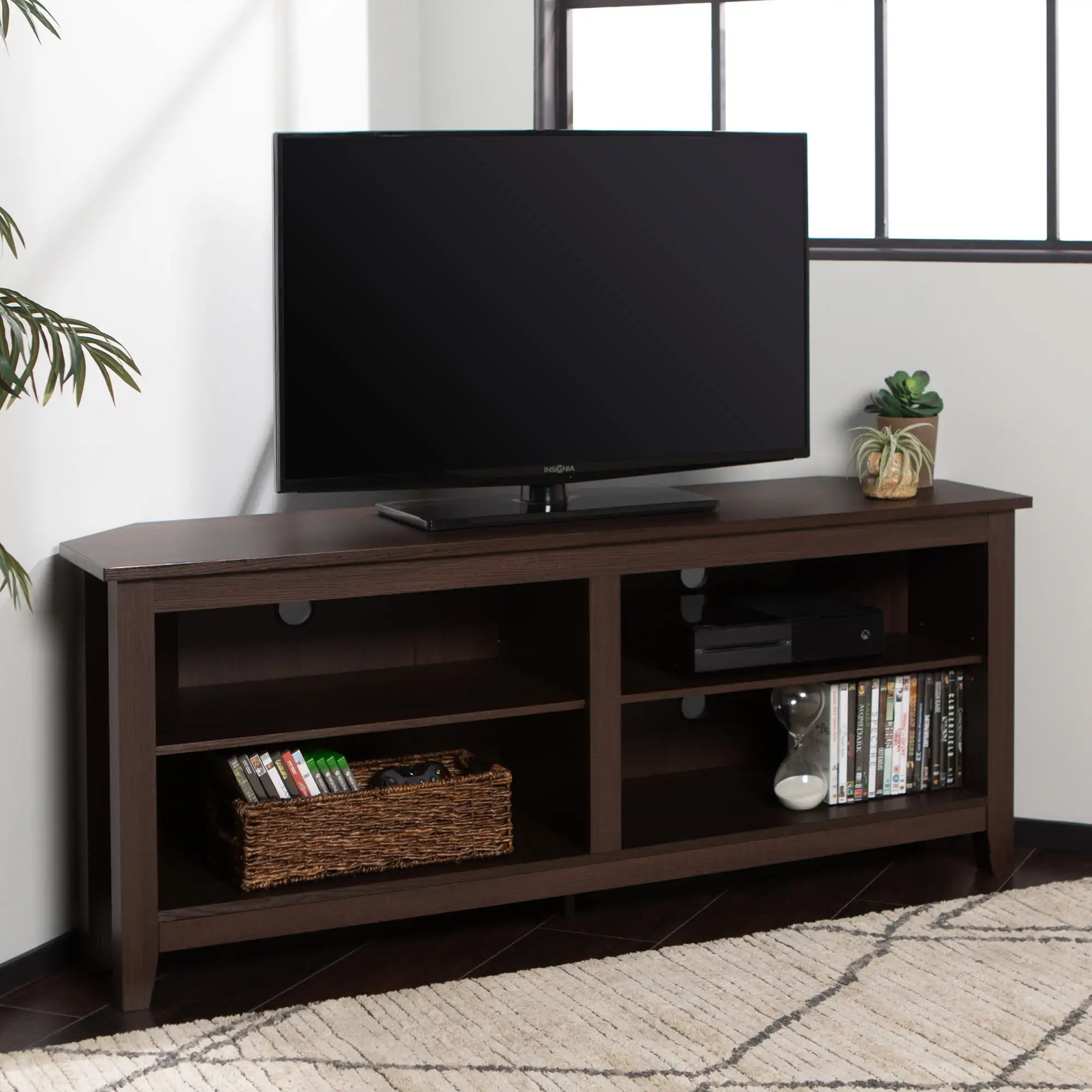 

Paths Farmhouse Corner TV Stand for TVs up to 65"