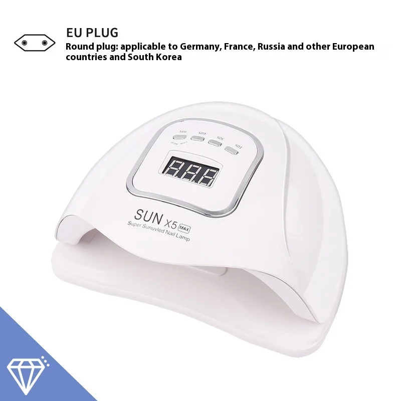 120w X5max เล็บและเล็บอัจฉริยะ Quick-Drying Baking Light Therapy Machine Light Therapy เล็บศิลปินเล็บ