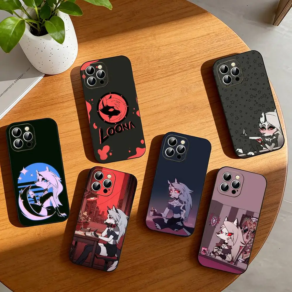 

H-helluva boss L-Loona Phone Case Silicone Soft For IPhone 17 16 15 14 13 12 11 X XR Plus Pro Max Plus