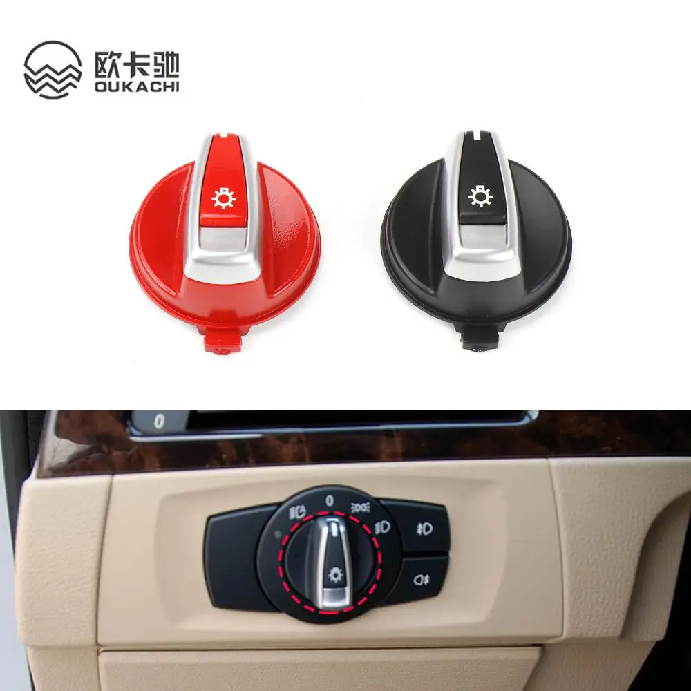 Headlamp Switch Rotary Knob Button Cap For BMW 1 3 X1 Series E84 E87 E88 E82 E90 E91 E92 E93 61316932794