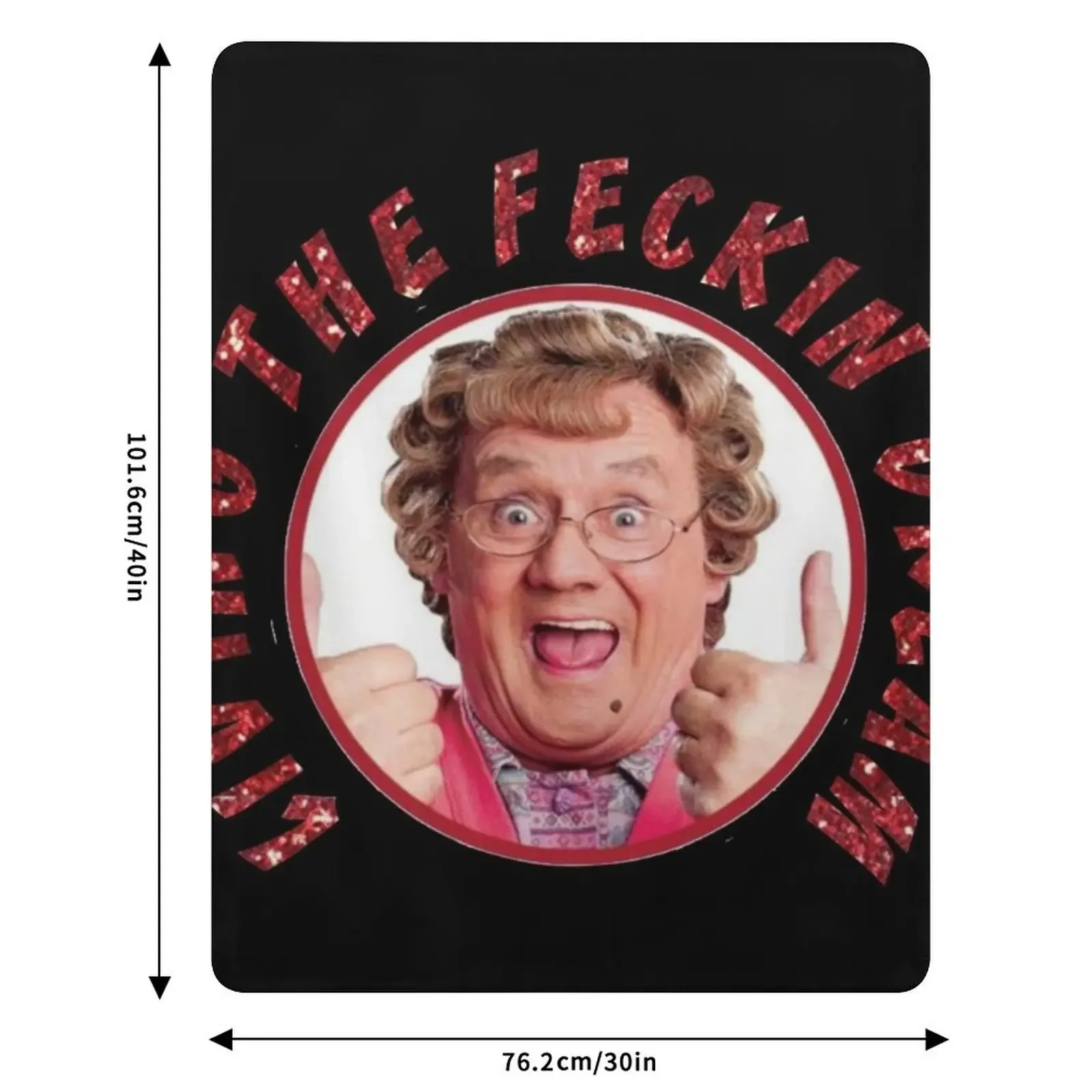 بطانية رمي السيدة براونز للأولاد للهالوين لبطانية أريكة السرير المزخرفة