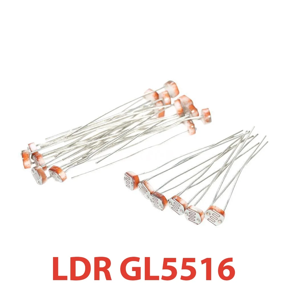 10x photo resistance GL5516 type LDR 10k 5mm