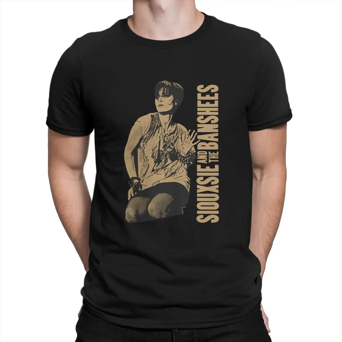 Creative Banshees T-Shirt Men Crewneck 100% Cotton T Shirts Siouxsie And The Banshees Short Sleeve Tee Shirt Summer Clothes