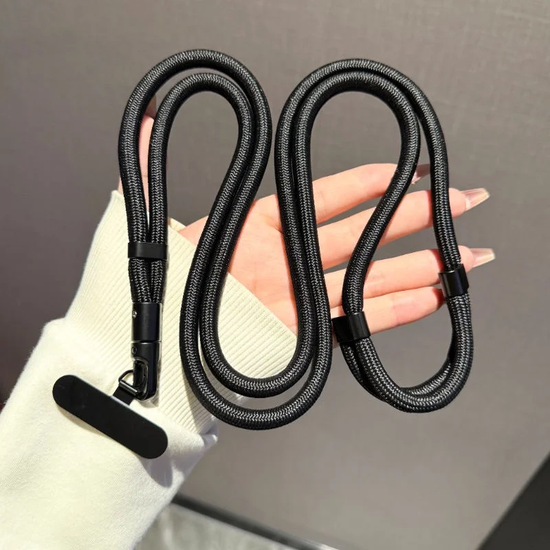 Adjustable Mobile Phone Strap Lanyard Crossbody Phone Lanyards Neck Rope with Patch for iPhone Cell Phone Hanging Cord Strap