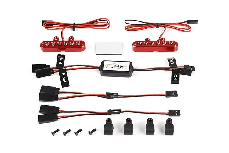 

1/5 фара с дистанционным управлением Ruofan LT, переключатель с дистанционным управлением, передние фары, задние фары с ЧПУ для LOSI 5T