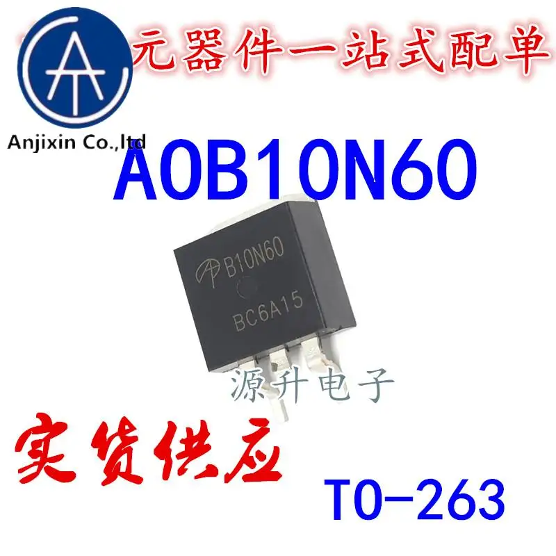 

10PCS 100% orginal new AOB10N60/B10N60