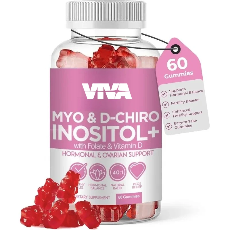 

Folic acid and vitamin D inositol gummies - Yo&D-Cristo inositol blend 60 strawberry flavored gummies
