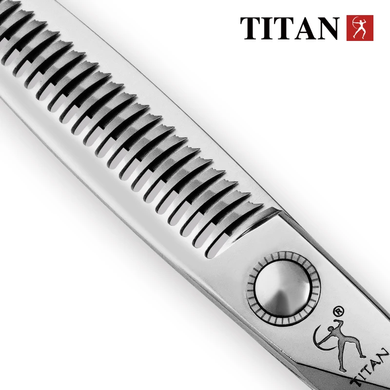 Titan-Tijeras profesionales de peluquería vg10, herramienta de barbero de acero inoxidable, 6,0 pulgadas